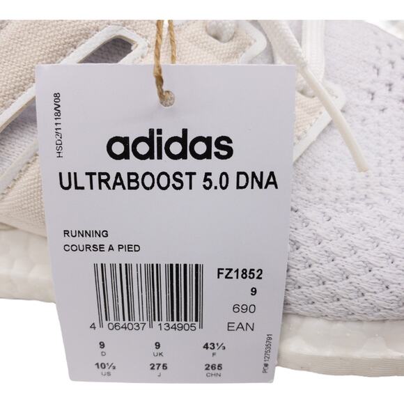 adidas Ultraboost 5.0 DNA Running Shoe Sneakers 10.5 Women's White - Picture 7 of 10